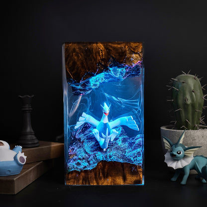 Lugia Resin Lamp
