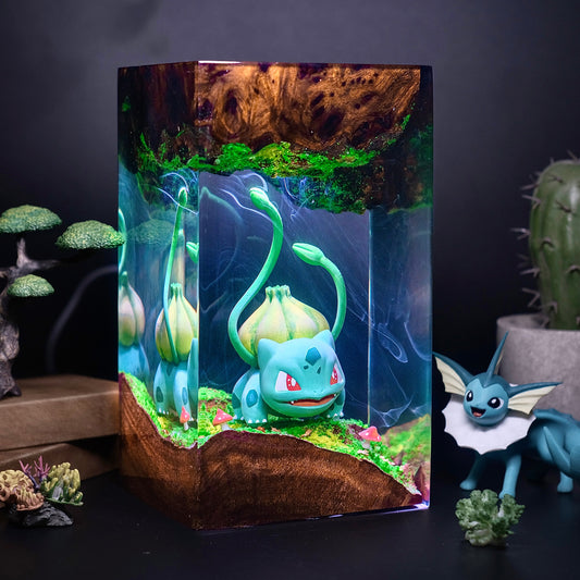 Bullbasaur Resin Lamp