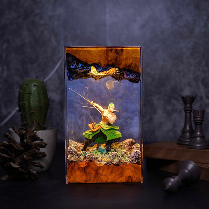 Zoro Resin Lamp