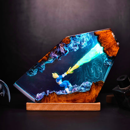Vegeta Resin Lamp