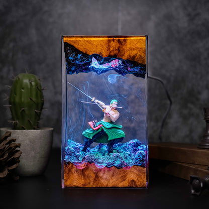 Zoro Resin Lamp